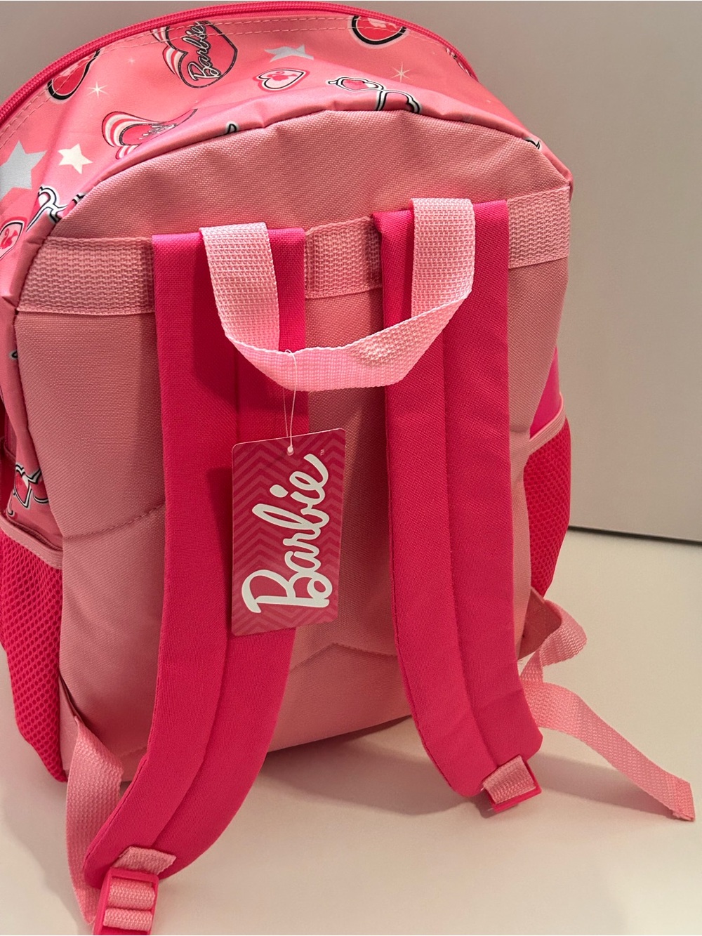 Barbie Pink Kids 5 piece Backpack with lunchbox, and water bottle NWT - Picture 6 of 12